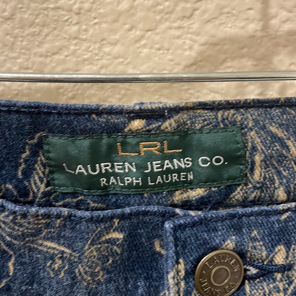 Lauren Ralph Lauren Jeans Co. Printed Denim Size 6 - Picture 3 of 4